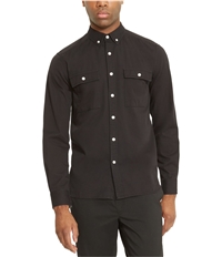 Kenneth Cole Mens Dual Pocket Button Up Shirt, TW1