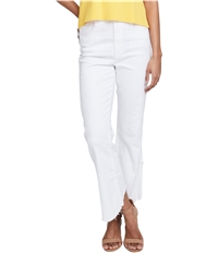 Rachel Roy Womens Frayed Ankle Loose Fit Jeans