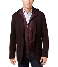 Ryan Seacrest Mens Slim Fit Knit Blazer Jacket