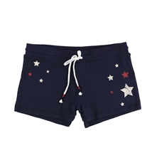 P.J. Salvage Womens Distressed Stars Pajama Shorts