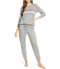 P.J. Salvage Womens Stripe Thermal Pajama Shirt, TW2