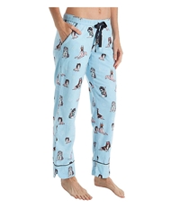 P.J. Salvage Womens Peace Dogs Pajama Lounge Pants, TW2