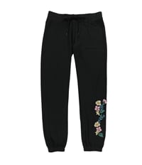 P.J. Salvage Womens Emboridered Flowers Pajama Jogger Pants, TW2