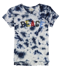 P.J. Salvage Womens Tye-Dye Peace Pajama Sleep T-Shirt