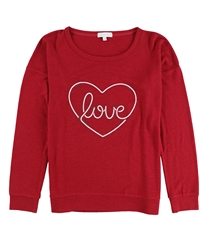 P.J. Salvage Womens Love Inside Heart Pajama Sweater