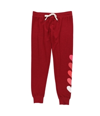 P.J. Salvage Womens Heart Print Pajama Jogger Pants, TW1
