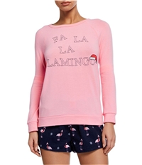 P.J. Salvage Womens Fa La La Lamingo Pajama Sweater, TW2