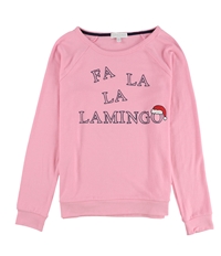 P.J. Salvage Womens Fa La La Lamingo Pajama Sweater, TW1