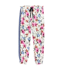 P.J. Salvage Womens Floral Print Pajama Jogger Pants, TW2