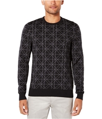 Ryan Seacrest Mens Geometric Pullover Sweater, TW1