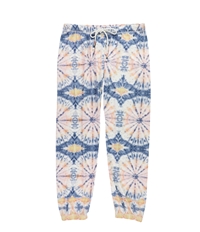 P.J. Salvage Womens Tye-Dye Pajama Jogger Pants, TW2