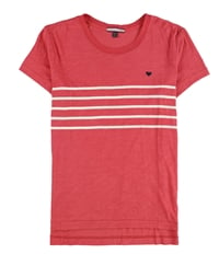 P.J. Salvage Womens Chest Stripes Pajama Sleep T-Shirt