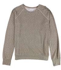 P.J. Salvage Womens Small Dots Pajama Sweatshirt Top