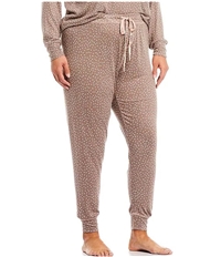 P.J. Salvage Womens Dotted Pajama Jogger Pants, TW1