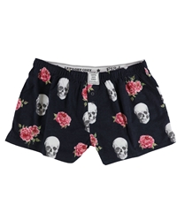 P.J. Salvage Womens Skulls & Roses Pajama Shorts