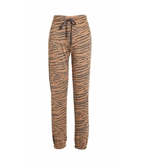 P.J. Salvage Womens Tigar Stripes Pajama Jogger Pants
