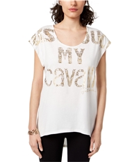 Just Cavalli Womens My Cavalli Foil Graphic T-Shirt