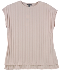 Eileen Fisher Womens Textured Basic T-Shirt
