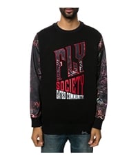 Fly Society Mens The Geo Crewneck Sweatshirt