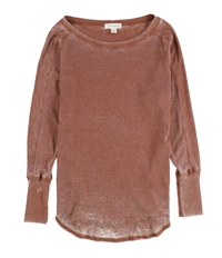 Treasure & Bond Womens Thermal Knit Basic T-Shirt, TW2