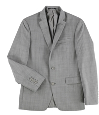 Bar Iii Mens Slim Fit Plaid Two Button Blazer Jacket