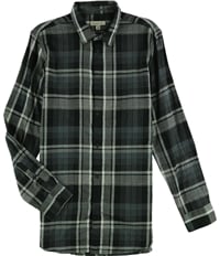 Calvin Klein Mens Patterned Button Up Shirt, TW2
