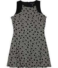 American Living Womens Floral Fit & Flare Dress, TW1
