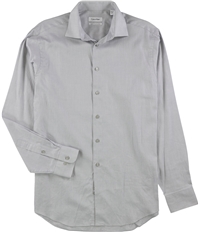 Calvin Klein Mens Pima Cotton Button Up Dress Shirt, TW1