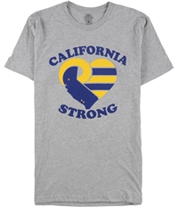 Next Level Mens California Strong Graphic T-Shirt