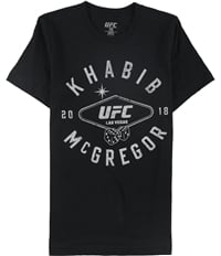 Ufc Mens Khabib Vs Mcgregor 2018 Las Vegas Graphic T-Shirt