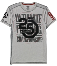 Ufc Mens 25 Years Patch Graphic T-Shirt