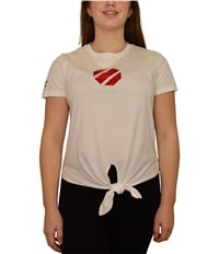 Reebok Womens Tie Front Graphic T-Shirt, TW1