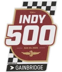Indy 500 Unisex 104Th Flag Decal Souvenir, TW3