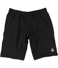 Solfire Mens Solid Athletic Workout Shorts, TW1