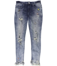 Express Womens Distressed Stretch Jeans