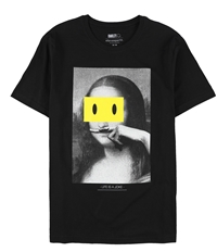 Elevenparis Mens Mona Mustache Graphic T-Shirt