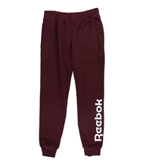 Reebok Womens Terry Linear Athletic Jogger Pants