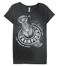 Alstyle Womens La Kings 2014 Stanley Cup Champions Graphic T-Shirt