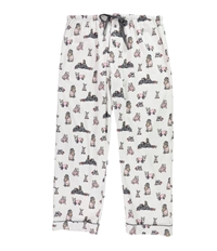 P.J. Salvage Womens Dogs Pajama Lounge Pants, TW1
