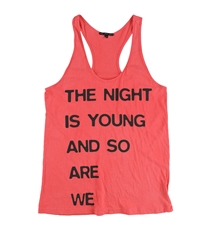 Truly Madly Deeply Womens The Night Is Young Racerback Tank Top