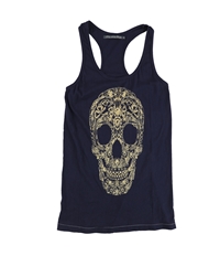 Truly Madly Deeply Womens Skull Racerback Tank Top