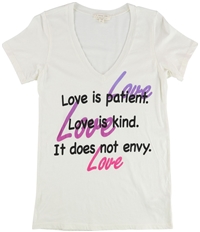 I Love H81 Womens Love Is Patient Love Is Kind Graphic T-Shirt