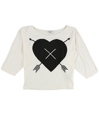 I Love H81 Womens Heart And Arrow Graphic T-Shirt
