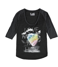 Local Celebrity Womens Love Makes Me High Graphic T-Shirt