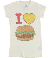 Local Celebrity Womens I Love Burgers Graphic T-Shirt
