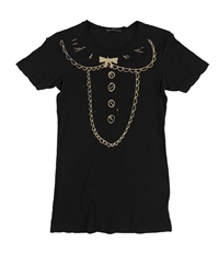 Truly Madly Deeply Womens Collared Graphic T-Shirt