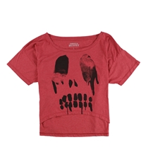 Gorilla Buffet Womens Skull Short Sleeve Graphic T-Shirt