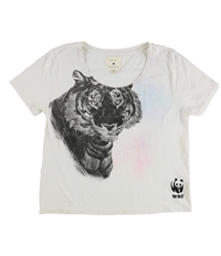 Forever 21 Womens Tiger Graphic T-Shirt, TW1