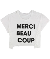 Truly Madly Deeply Womens Merci Beau Coup Graphic T-Shirt, TW3
