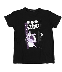 Chaser Womens Scorned Chenel Graphic T-Shirt